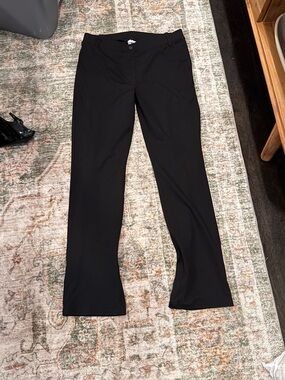 Black Women's Straight-Leg Ponte Pants